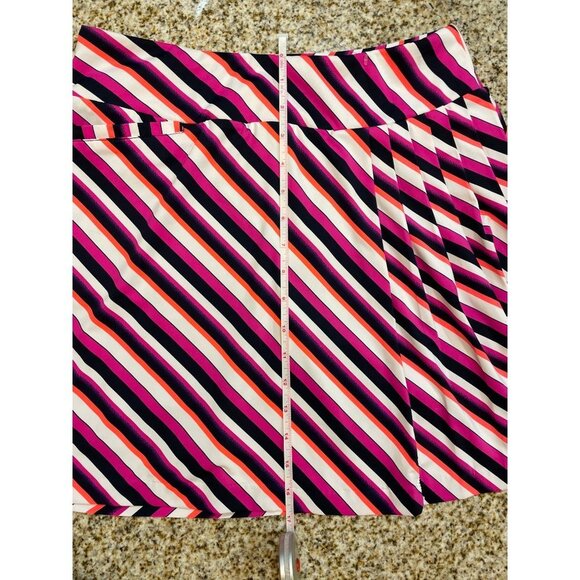Tail Striped Pleated Pull On Tennis Athletic Skort Sz S - Picture 8 of 11